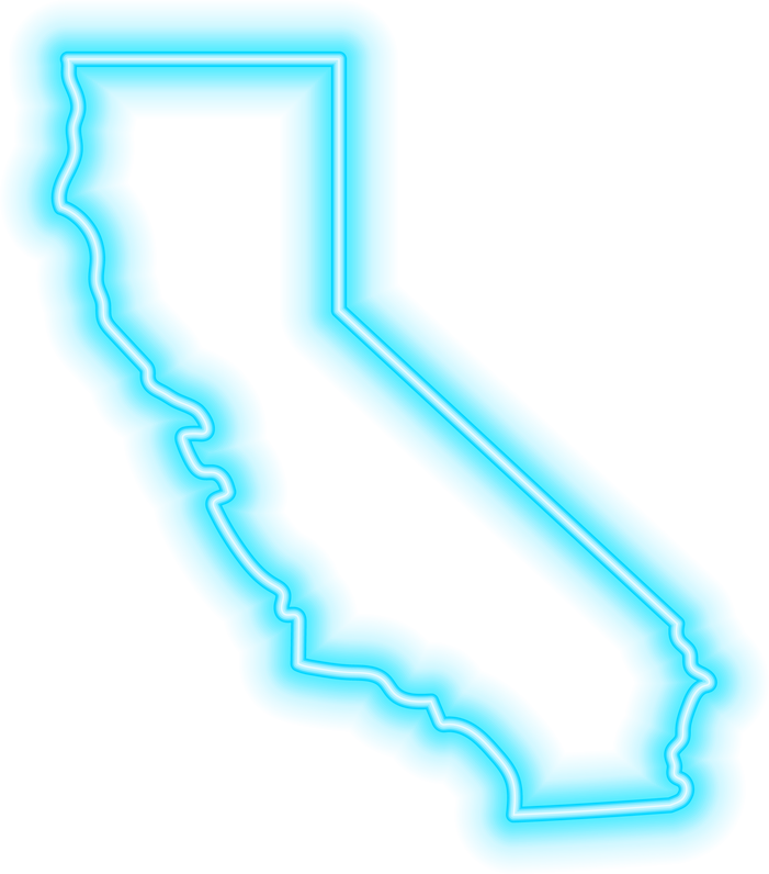 California Neon USA State